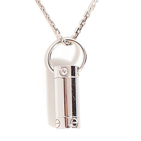 cartier love screwdriver pendant